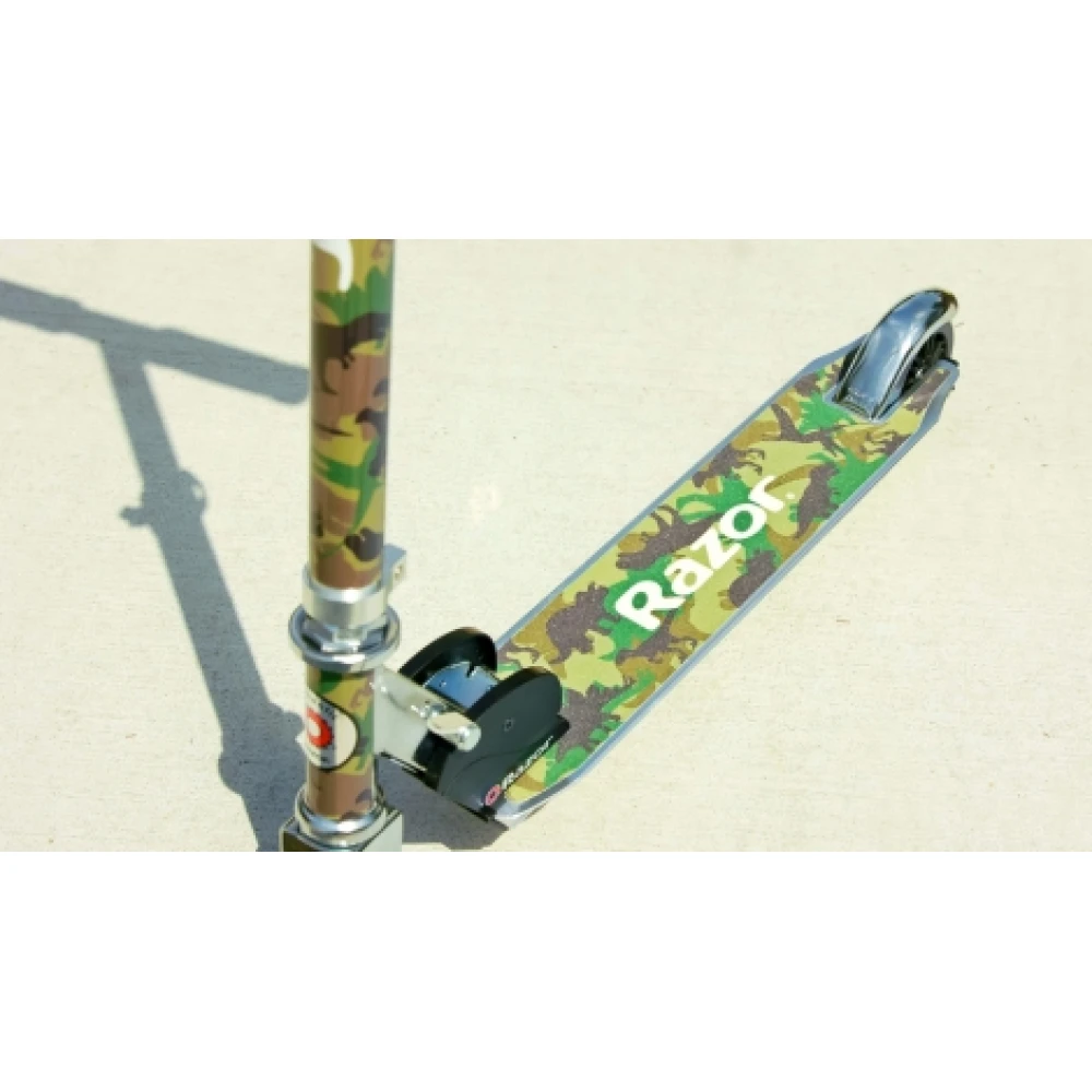 Детский складной самокат Razor A Series Special Edition Dino Camo 2