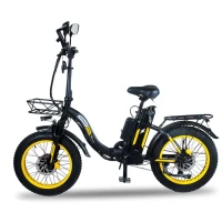 Электровелосипед Minako F11 Dual PRO желтый